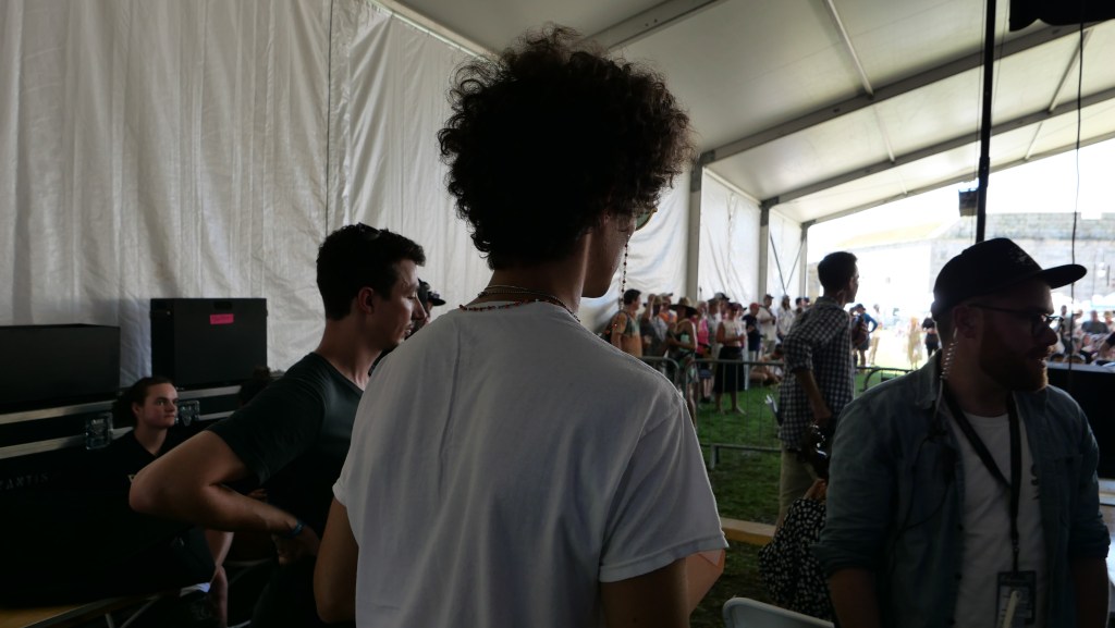 moments before the set #2